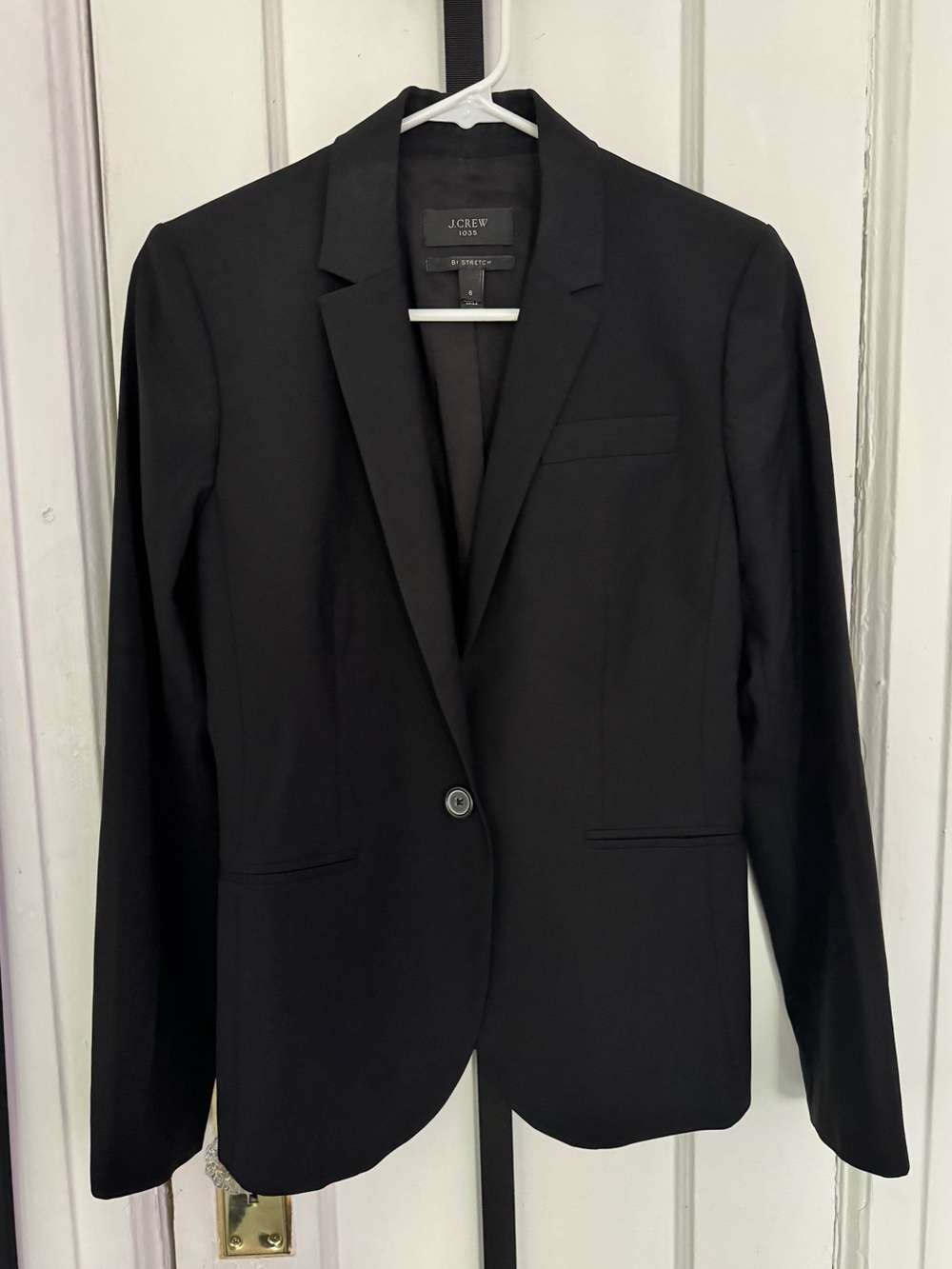 J.Crew 1035 Bi-Stretch Black Blazer